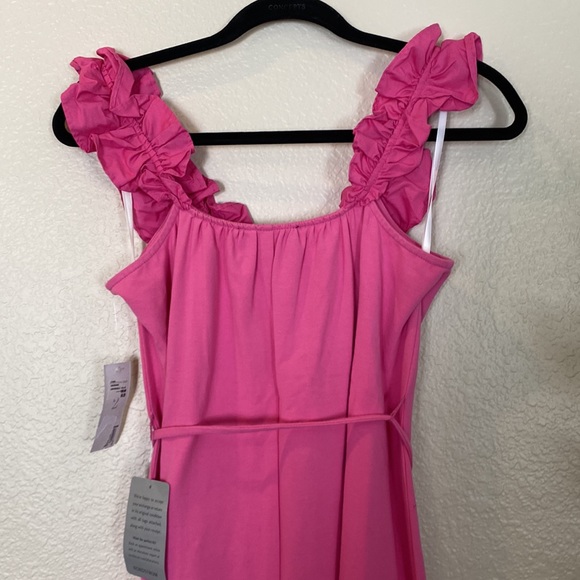 NWT Donna Morgan Mada Midi Dress | Strawberry Pink | 2 - Picture 6 of 7